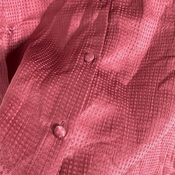 Sezane 100% Silk Lea Shirt Blush Pink Size 40 French US 8 Blouse Button Down Top - Picture 7 of 16